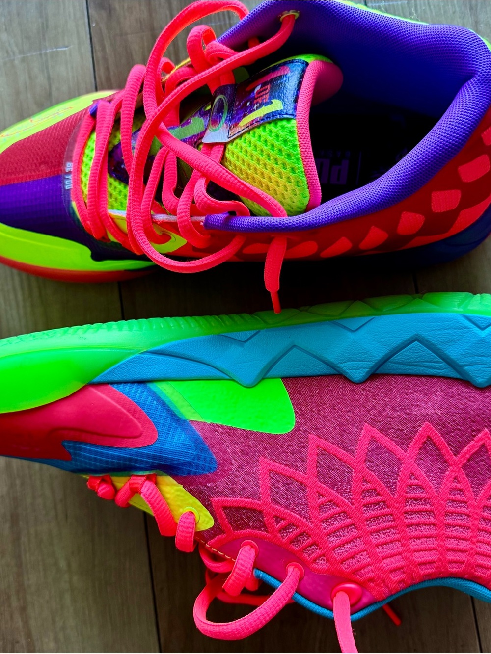 🔥 Puma MB.04 LaMelo Ball “Multi” Basketball Sneakers 🟡🟠🟣🟢 - Picture 7 of 10